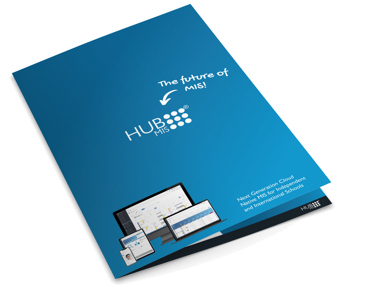 HUBmis brochure mockup w. shadow