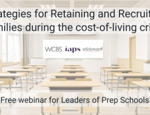 FREE WEBINAR: Prep School Admissions Strategies for Retaining and Recruiting families during the cost of living crisis